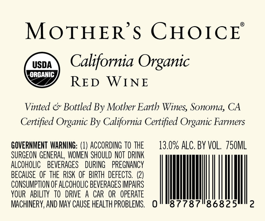 Mother's Choice Organic Red Blend