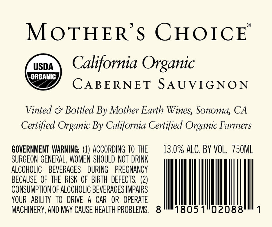 Mother's Choice Organic Cabernet Sauvignon
